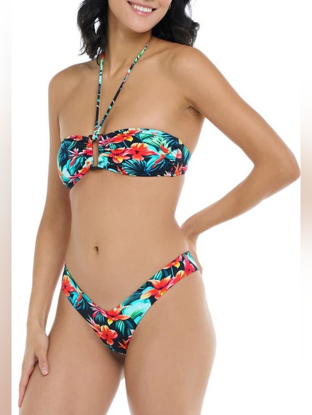 Body Glove Colola Collection Floral Bikini Set Size Large